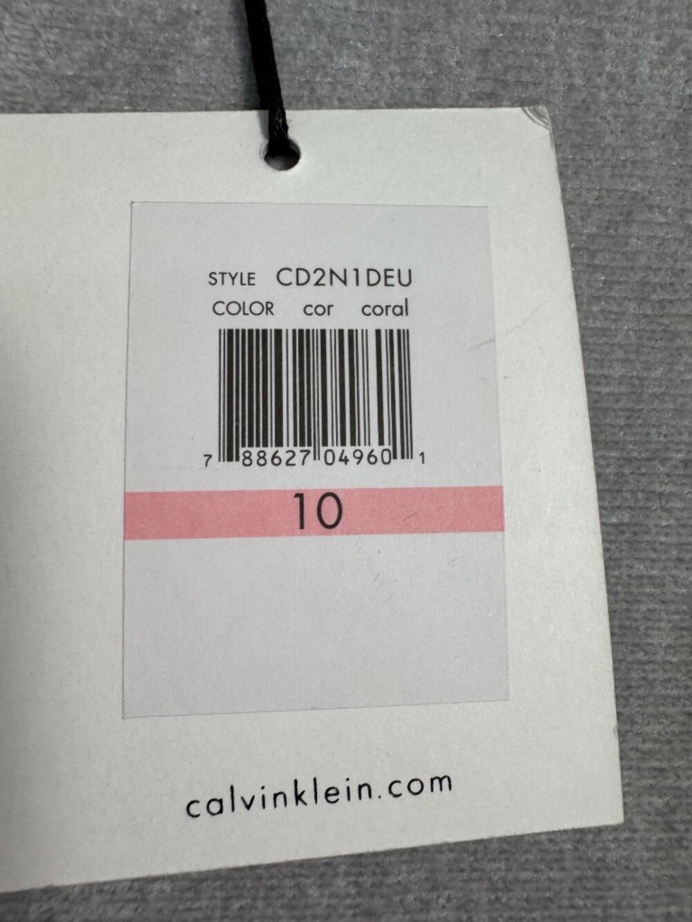 Calvin Klein Coral Sleeveless Twist Front Sheath Dress 10 Rayon Blend Stretchy - Picture 6 of 14